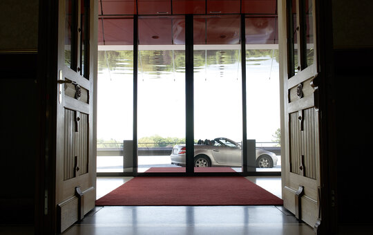 Record STA22 Heavy Duty Automatic Sliding Door Hotel entrance